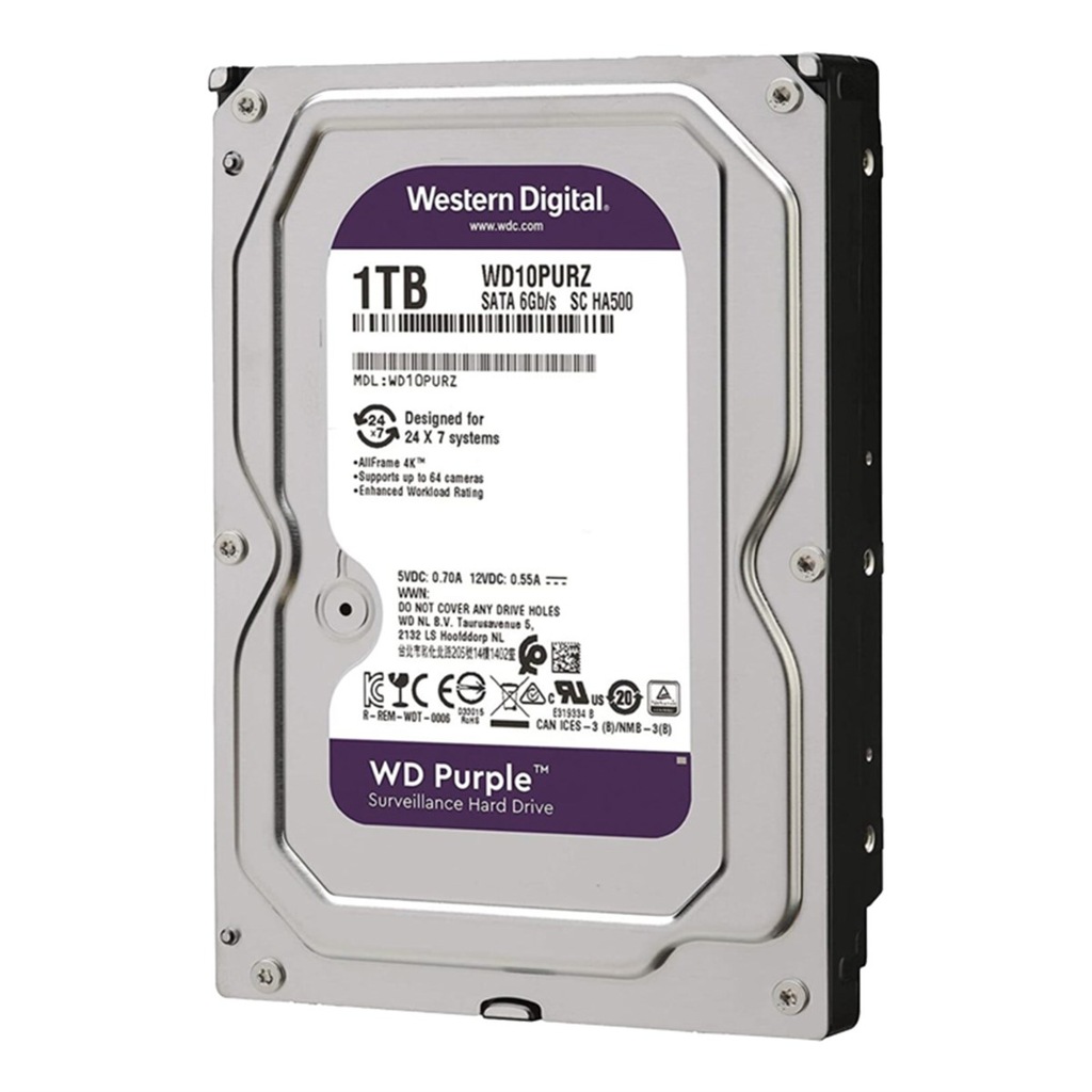 WD PURPLE WD10PURZ 1 TB 7/24 GÜVENLİK HDD